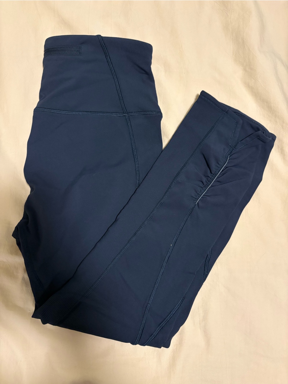 Lululemon navy capri length leggings, size S